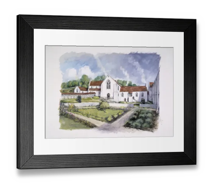 Framed Print : Kirkham Priory J030007