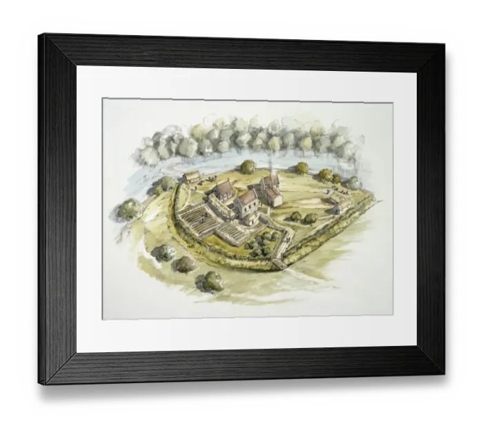 Framed Print : Finchale Priory J010048 Framed Print : Finchale Priory J010048