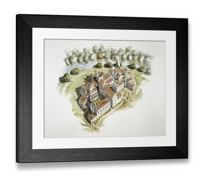 Framed Print : Finchale Priory J010049
