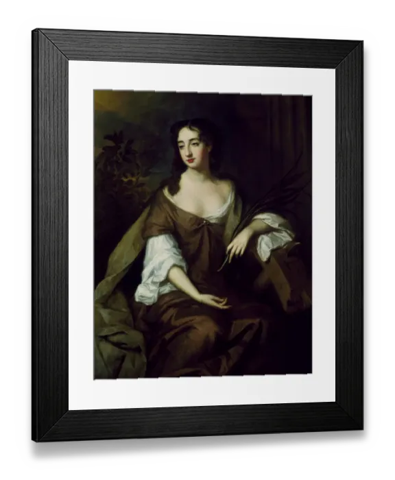 Framed Print : Wissing - A Lady as St Catherine J900193