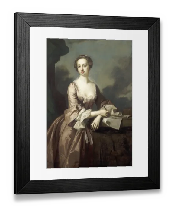 Framed Print : Hudson - Mary Finch, Viscountess Andover J920150