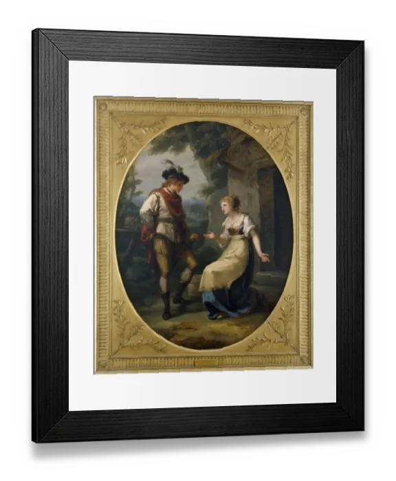 Framed Print : Kauffmann - Gualtherius and Griselda J030050