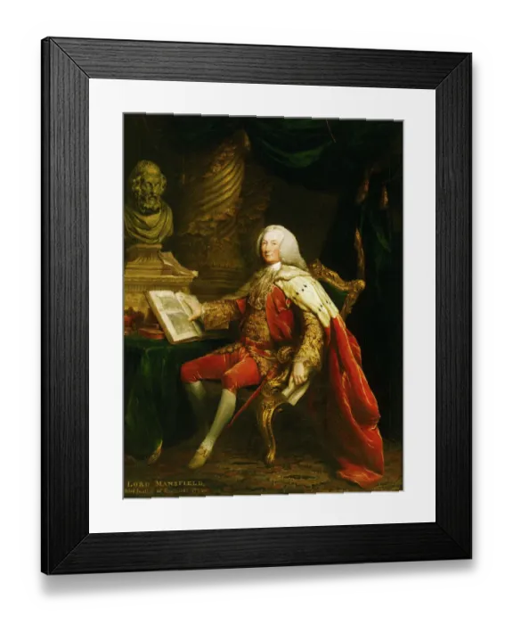 Framed Print : Martin - Lord Mansfield, Chief Justice of England J890402
