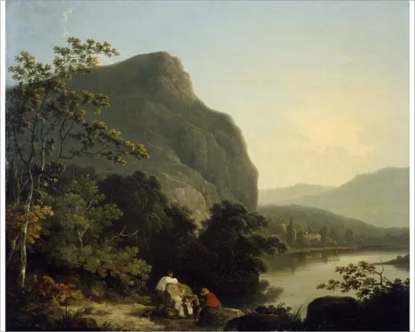 Corbould - Classical Landscape with a Lake J910516
