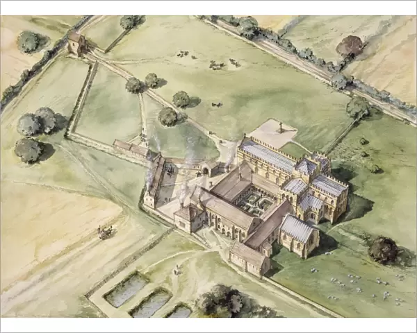 Lanercost Priory, pre-dissolution J980193