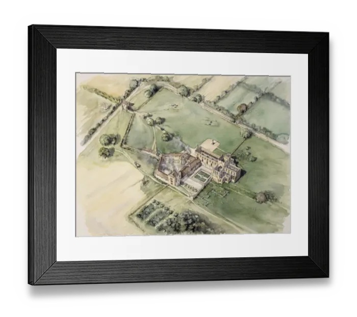 Framed Print : Lanercost Priory, post-dissolution J980194