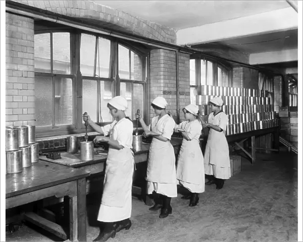 WW1. Making Christmas puddings, Cadby Hall BL24361_007
