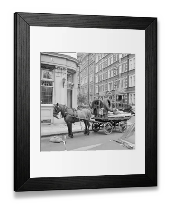 Framed Print : Rag and bone cart a064811 Framed Print : Rag and bone cart a064811