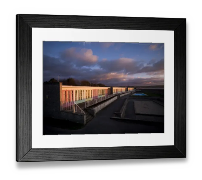 Framed Print : Weymouth beach huts DP055505 Framed Print : Weymouth beach huts DP055505