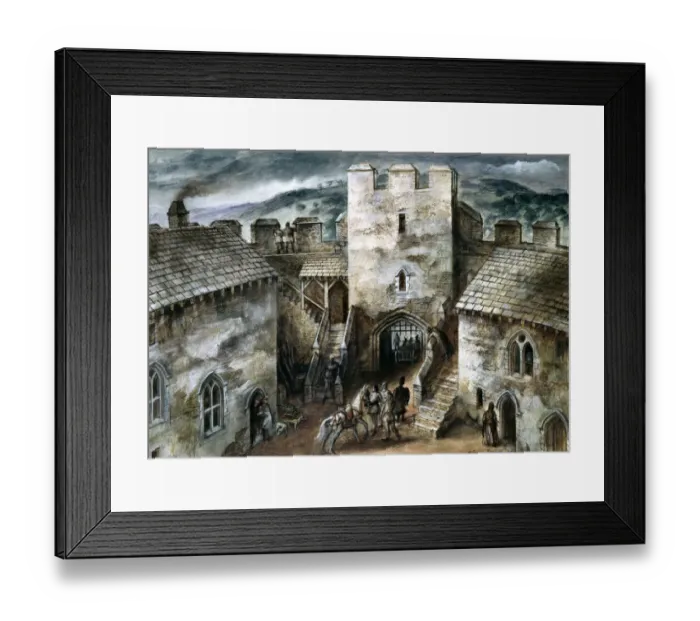 Framed Print : Restormel Castle J940473