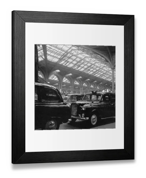 Framed Print : Taxi rank a061644
