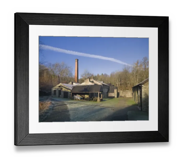 Framed Print : Stott Park Bobbin Mill N080024