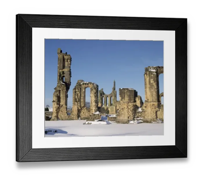 Framed Print : Byland Abbey K990171