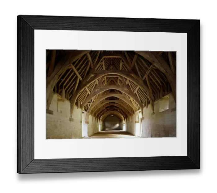 Framed Print : Bradford-on-Avon Tithe Barn K991328