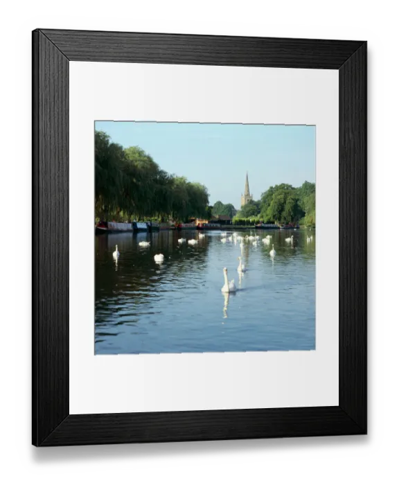 Framed Print : River Avon, Stratford-upon-Avon K991548