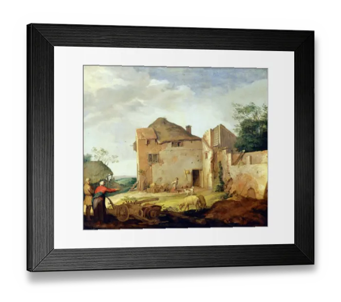 Framed Print : Bloemaert - The Prodigal Son as a Swineherd J920102