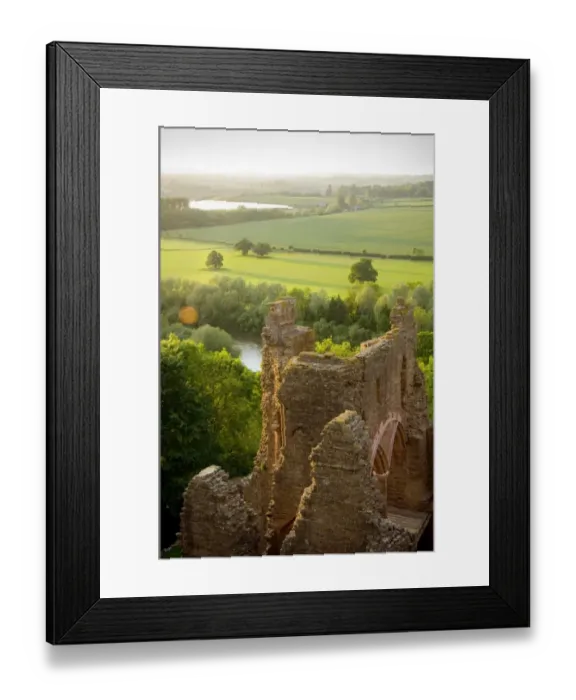 Framed Print : Goodrich Castle N071064 Framed Print : Goodrich Castle N071064