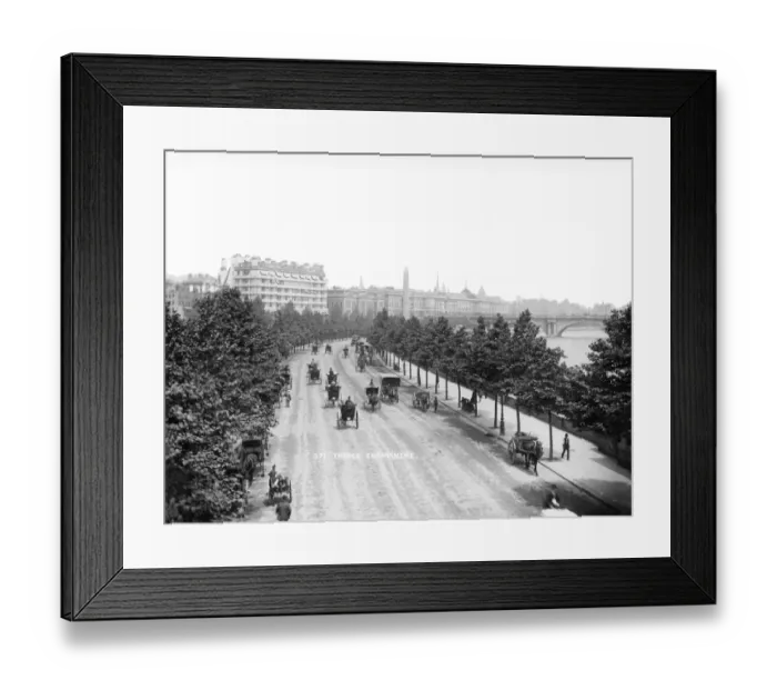 Framed Print : Thames Embankment CC97_00283