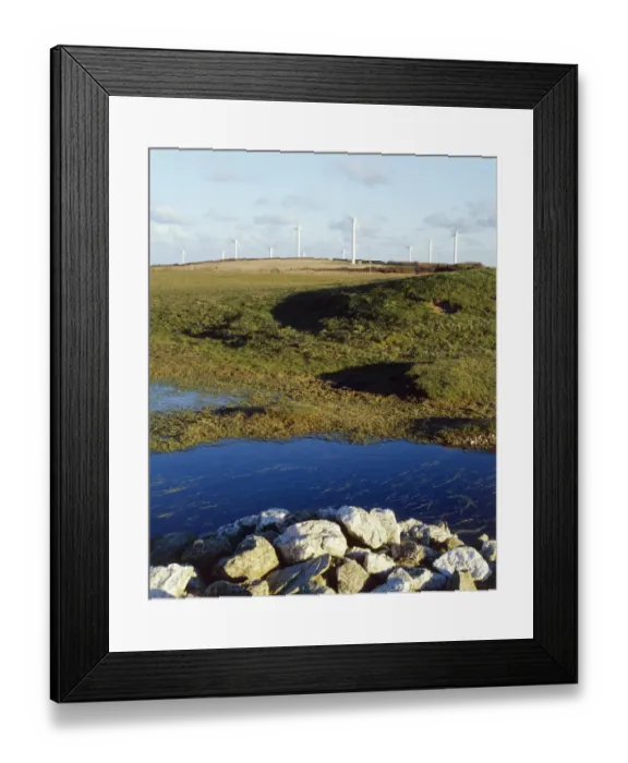 Framed Print : St Breock Wind Farm K050257 Framed Print : St Breock Wind Farm K050257