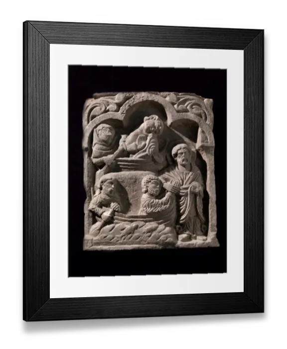 Framed Print : Miracle of fishes panel N080007