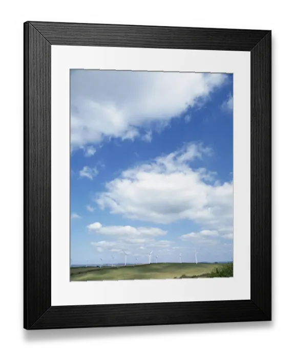 Framed Print : Carland Cross Wind Farm K070033