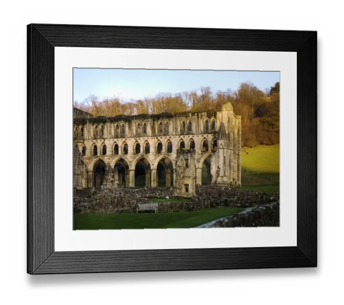 Framed Print : Rievaulx Abbey N080030 Framed Print : Rievaulx Abbey N080030