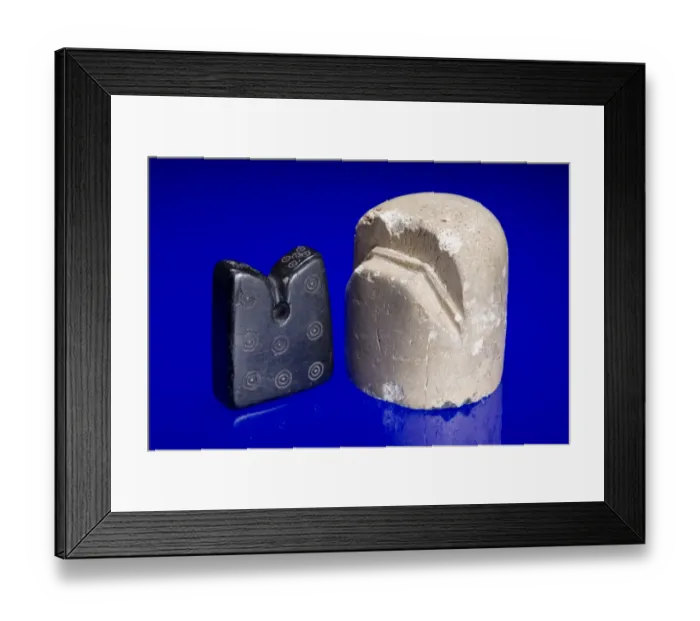 Framed Print : Chess pieces, Rievaulx Abbey N080031