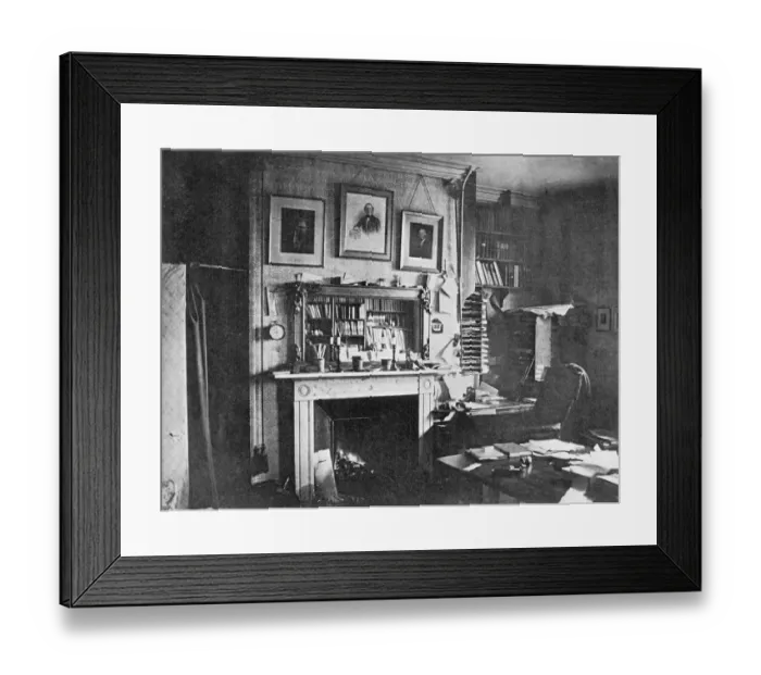 Framed Print : Darwins study, Down House N960003 Framed Print : Darwins study, Down House N960003