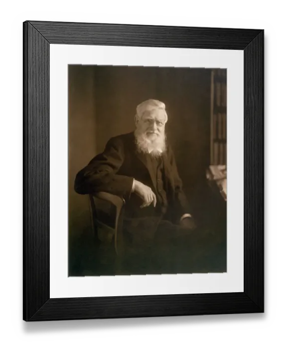 Framed Print : Alfred Russel Wallace K960210 Framed Print : Alfred Russel Wallace K960210