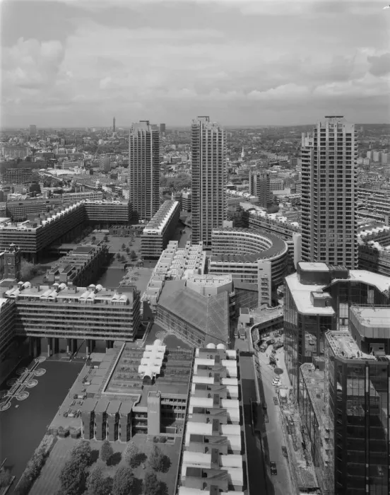 Framed Print : Barbican construction nearing completion JLP01_09_811240