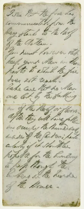Framed Print : Battle instructions written by the Duke of Wellington K050231