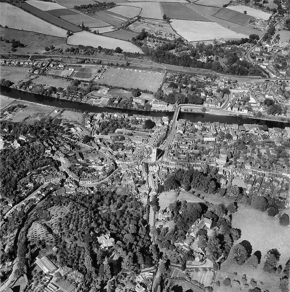Bewdley EAW046200. Load Street and the town centre, Bewdley, Worcestershire
