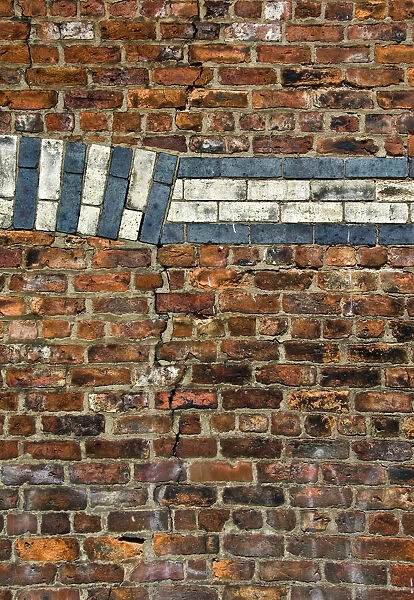 Brickwork DP070233. Brickwork detail, warehouses, George Leigh Street, Ancoats, Manchester