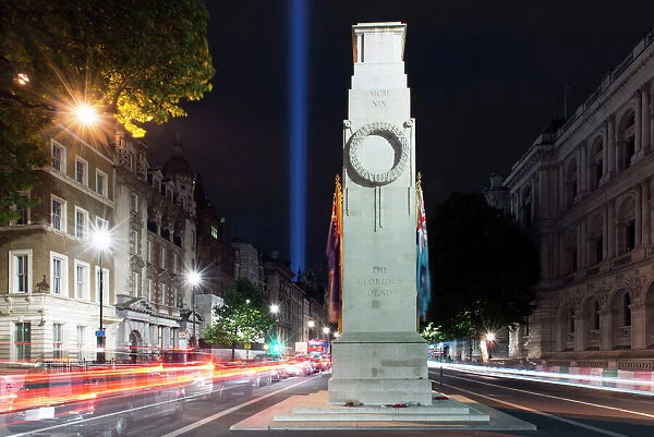 Cenotaph DP180281. The Cenotaph national war memorial, Whitehall, Westminster, London