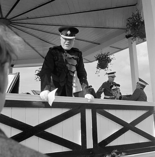Conductor a088681. Royal Agricultural Show, Newcastle Upon Tyne, 1956
