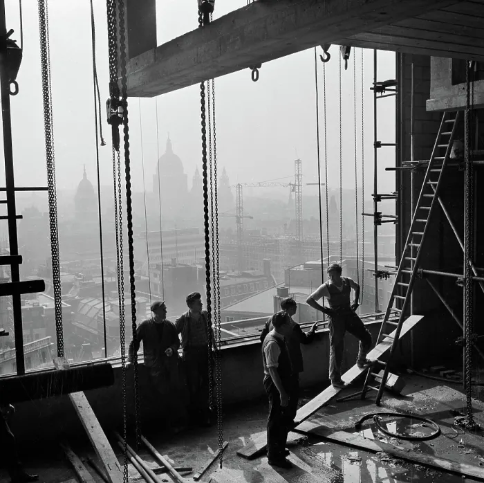 Framed Print : Construction, London. AA077641