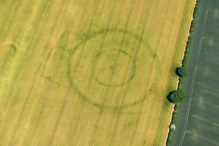Framed Print : Cropmarks, East Riding of Yorkshire 34138_073