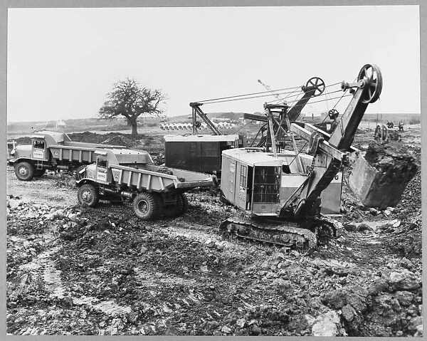 Excavators and dump trucks JLP01_01_074_36