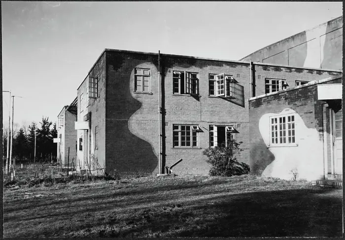 Framed Print : Exterior of Block B at RAF Iver Heath, Pinewood Studios chp01_07_01_130