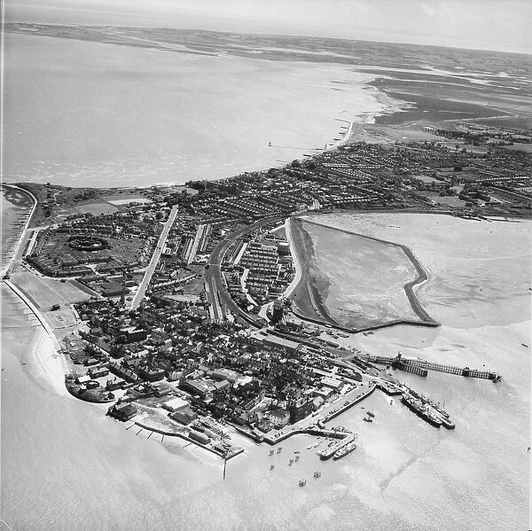 Harwich EAW090597. The Outer Part of Town Eastward and Westward, Harwich, Essex, 1961