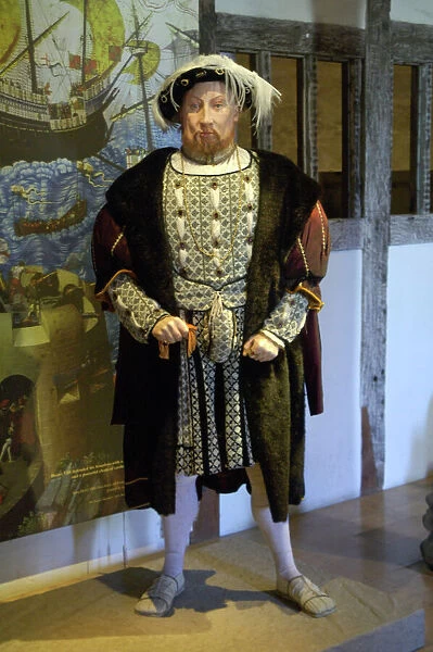 Henry VIII N040035. PORTLAND CASTLE, Dorset. Henry VIII mannequin