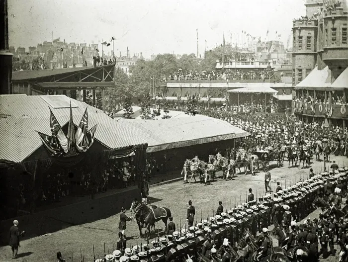 Framed Print : Jubilee procession a035422 Framed Print : Jubilee procession a035422