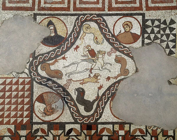 Lullingstone Roman Villa mosaic J910066