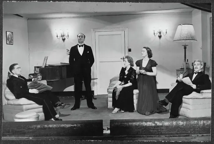 Framed Print : Members of the RAF Film Production Unit taking part in a production of George and Margaret chp01_07_01_206 Framed Print : Members of the RAF Film Production Unit taking part in a production of George and Margaret chp01_07_01_206
