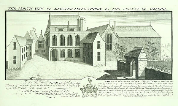 Minster Lovell Hall engraving N070735