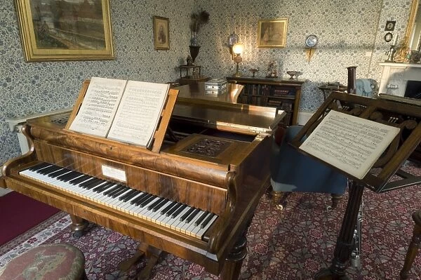 Piano in the Drawing Room at Down House N090132