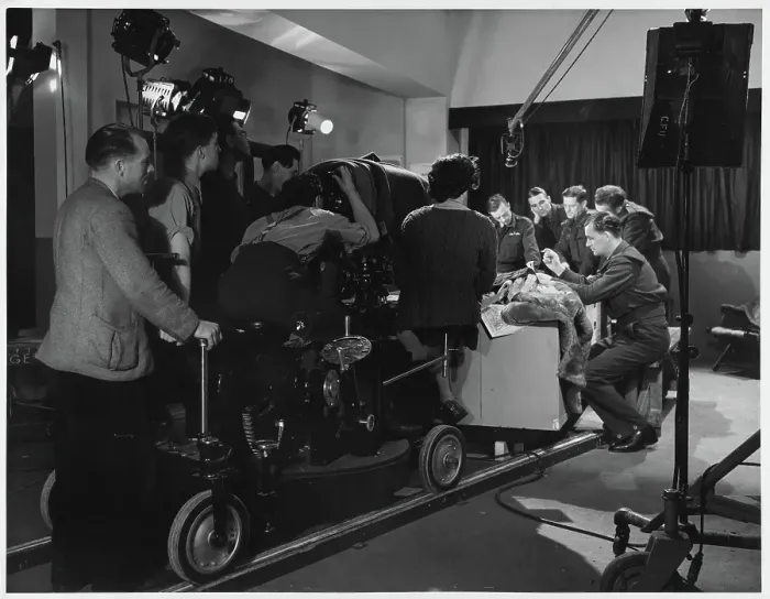 Framed Print : Publicity still from the film Night Flight produced by the RAF Film Production Unit chp01_07_02_009