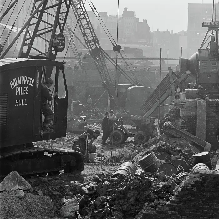 Framed Print : Redevelopment of the Barbican Estate aa099223
