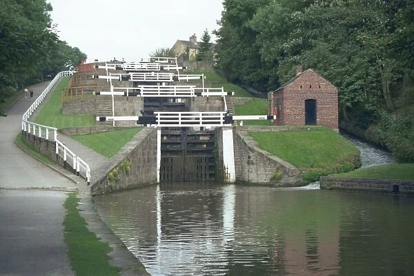 Five Rise Locks. One of the greatest feats of enginering of the canal age