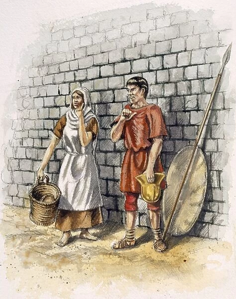 Roman man and woman J030115